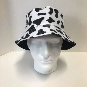 Cow print bucket hat